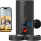 WOPET Automatic Cat Feeder with Camera for Two Cats, 6L Automatic Dog Feeder with HD Video and Night Vision, 5G/2.4G WiFi Pet Feeder for Cats & Dogs, SD Card Storage & 2-Way Audio