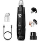 Casfuy New 6-Speed Dog Nail Grinder - 50% More Power Dog Nail Trimmers with 2 LED Lights Quiet 7h Running Time Electric Pet Nail Grinder File Toenail Grinder for Large Medium Small Dogs & Cats (Black)