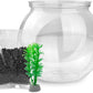 Newpol Mini Plastic Aquarium Fish Bowls (0.8Gallon / 3L)