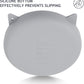 Coomazy Silicone Slow Feeder Dog Cat Bowls, Interactive Puzzle Toy for Pets Food Training, Keeps Dogs Cats Busy, Prevents Puppy Kitty Overeating (Smoke Gray, 1.4Cup)