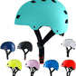 Bike Helmet 3 Sizes for Teenager Kids Youth Adults,Bavilk Skateboard Helmet Adjustable Multi-Sport Bicycle Cycling Scooter Roller Skate Inline Skating Rollerblading for Girls Boys Women Men Teen