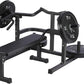 Chest Press Machine, Weight Bench Press Machine, Adjustable Flat Incline Bench with Independent Converging Arms, Multifunctional Bench Press Rack for Home Gym Equipment
