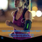 Dxyufazhe Outdoor Sports Multifunctional Armband Waterproof Running Sports Fitness Mobile Arm Bag, Compatible with iPhone 15 Pro Max 15 XS XR 8, Galaxy S25 S20 S10 Plus for Men & Women (Black)