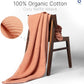 GOTS Certified Organic Cotton Waffle Weave Blanket, King Bed Blanket,108"X90" Cozy Throw Blanket for Couch, Modern Home Decor, Throw Blankets,Comfy Waffle Blanket, Soft Bed Blankets -Sun Bay