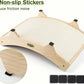 Cat Scratchers for Indoor Cats, Double-Sided Cat Scratcher with Natural Sisal, Scratch Pad for Scratcher Lounge, Durable Solid Wooden Structure