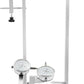 Bicycle Wheel Truing Stand, Foldable Bike Repair Truing Bearing Stand with 3 High-Precision Gauges & Fixing Rod, Professional Bicycle Wheel Repair Steel Bearing Bracket Rim for Wheels up to 10"-29"
