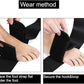 ZJchao Stretching Strap Yoga Strap, Foot Drop Fascitis Plantar Ankle Training Belt, Exercise Strap, Black, OK Cloth