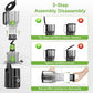Cold Press Juicer - 5.3" Large Feed Chute Juicer Machines for Whole Vegetables & Fruits, 99% High Juice Yield, Quiet & Easy to Clean Slow Masticating Juicer, BPA-Free, Preserves More Nutrients (Black)
