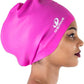 Dsane Extra Large Swimming Cap for Women and Men,Special Design Swim Cap for Very Long Thick Curly Hair&Dreadlocks Weaves Braids Afros Silicone Keep Your Hair Dry