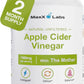 Raw Apple Cider Vinegar Capsules with Mother, 1500mg ACV Pills - Boost Energy, Support Immunity & Digestion & Weight Management for Women & Men - 2 Pack