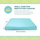 BEAN PRODUCTS MEDITATION CUSHION - Zabuton Meditation Pillows for Sitting on Floor, Yoga Cushion, Cotton Yoga Pillow, Zen Kneeling Prayer Pad- MADE IN USA - Standard 24x24x2, ORCHID