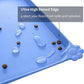 Waterproof Pet Feeding Mat with High Raised Edges, Heavier and Thicker Placemats for Cat Dog Water Bowl with BPA Free, Dogs Cats Food Mats for Messy Drinkers to Prevent Spill and Protect Floors