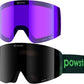 Ski Goggles Snow OTG Snowboard Goggles Magnetic Interchangeable Lens Frameless UV Protection Anti-fog mobile Skating