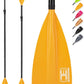 OCEANBROAD SUP Paddle - Adjustable Stand-Up Paddle for Paddleboard Kayak, Adjustable Aluminum Alloy Shaft with Reinforced Nylon Blades