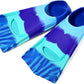Kids Swim Fins,Short Kids Fins Youth Swimming Flippers for Lap Swimming Training for Children Girls Boys Beginners