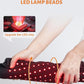 Red Light Therapy Pad for Body 406 LEDs 660nm & 850nm, 60W Foldable Near Infrared Light Mat with 5 Level Heating Mode, Smart Temp & Timer, Back, Waist, Shoulder Muscle & Pain Relief