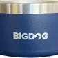 BigDog Bowl, Heavy Duty, Stainless Steel, Non Slip, Large Capacity, for Big Tall Dogs, Holds 64 ozs, Blue