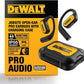 DEWALT Heavy Duty Open Ear Headphones, Bluetooth 5.3 Wireless Earbuds with 44Hrs Runtime, Jobsite Premium Sound True Wireless Air Conduction Open Ear Earbuds with Earhooks for Worksites and Workouts