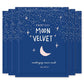FACETORY K Beauty Face Mask Skin Care - MOON VELVET MOISTURIZING Sheet Mask with Sodium Hyaluronate & Shea Butter Cream | Moisturizing Cream Mask (5 Pack)