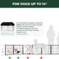 FXW Rollick Unleashed Dog Playpen for Indoor, Yard, RV Camping, 24 inch 16 Panels for Small and Puppy Dogs, Black│Patented