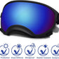 Medium Dog Sunglasses with Adjustable Strap UV Protection, Winproof Dog Puppy Sunglasses, Suitable for Medium Dog Pet Glasses, Dogs Eyes Protection,Soft Dog Goggles