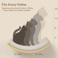 Cat Window Perches, Curved Cat Wall Beige Bed and 2 Floating Wall Steps, Wall Mounted Climbing Shelves for Sleeping, Playing, and Lounging
