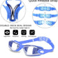 Swim Goggles Swimming Goggles No Leaking with Nose Clip, Earplugs, Swim Cap and Case for Men Women