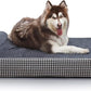 Laifug Orthopedic Memory Foam Extra Large Dog Bed with Pillow and Durable Water Proof Liner & Removable Washable Cover & Smart Design