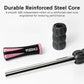 Muscle Roller Stick for Athletes - Deep Tissue Fascia Blaster & Roller Massager for Myofascial Pain Relief - Handheld Physical Therapy & Recovery Tool(Pink black-18 inch)