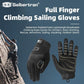 Seibertron Full or Half Finger Padded Palm Lightweight Breathable Climbing Rope Gloves for Climbers, Rock Climbing, Rescue, Adventure, Sailing, Kayaking, Outdoor Sports