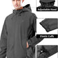 CAMELSPORTS Men Waterproof Softshell Jacket Windbreaker Hooded lightweight Rain Coat for Outdoor Hiking