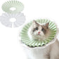 Soft Cat Cone Collar for Cats & Kittens – Adjustable Lightweight Recovery E-Collar to Stop Licking, Scratching & Biting After Surgery, Comfortable Wound Healing Cone Alternative (Green, S)
