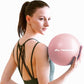 Trideer Pilates Ball 9 Inch, Small Exercise Ball with Exercise Guide for Yoga, Core Training, Physical Therapy, Balance, Stability, Stretching