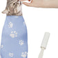 Cat Wrap for Cutting Nails, Self-Adhesive for Grooming, Anti-Scratch Cat Swaddle Wrap for Medicine, Nail Clipping, Teeth Brushing, Ear Cleaning
