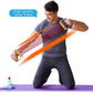 TOCO FREIDO Chest Expander | Arm Training, 5 Tubes Ajustable Arm Strength Trainer, Exercise Resistance Bands for Home Fitness Muscle Training Body Building