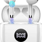 Wireless Earbuds, Bluetooth 5.4 Ear Buds LED Power Display Headphones Bass Stereo, Bluetooth Earbuds in-Ear Noise Cancelling Mic, 40H Playback Mini Case IP7 Waterproof Sports Earphones for Android iOS