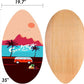 seething 35 Inch Skimboard with High Gloss Coat Wood Skim Board for Beginners,Kids, Teenagers, Adults and All Skimming