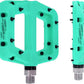 FOOKER MTB Pedals Mountain Bike Pedals 3 Bearing Non-Slip Lightweight Nylon Fiber Bicycle Platform Pedals for BMX MTB 9/16"