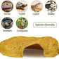 Reptile Hide Snake Cave Large Simulation Stone Resin Hideout Leopard Gecko Lizard Tank Accessories Bearded Dragon Habitat Terrarium Decoration Rock for Spider Frog Amphibian