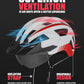 VICTGOAL Bike Helmet for Men Women with Led Light Detachable Magnetic Goggles Removable Sun Visor Mountain & Road Bicycle Helmets Adjustable Size Adult Cycling Helmets