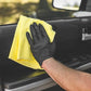 The Rag Company - Standard Waffle Weave Microfiber Towels (3-Pack) Detailing, Window, Glass and Drying, Wax & Polish, Lint-Free, Streak-Free, 370gsm, 16in x 16in, Yellow