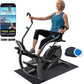 Teeter FreeStep Recumbent Cross Trainer Stepper, Zero-Impact Exercise Bike Alternative w/Patented Physical Therapy Stride, Up to 350lb, Free App w/Trainer Workouts