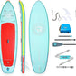 iROCKER Cruiser 7.0 Inflatable Stand Up Paddle Board Premium SUP and Accessories - Beginner Friendly - Extra Wide Base - Tandem Capable