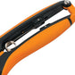 Fiskars Curved Micro-Tip Pruning Snips - 6" Garden Shears with Sheath and SoftGrip Handle - Yard and Garden Tools - Orange/Black