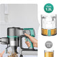 DEVOAC S10K Cordless Vacuum Cleaner, 45Kpa 50mins Lightweight Stick Vacuum with Powerful Suction for Home, Rechargeable, Self-Standing, Handheld Vacuum Cleaners for Hardwood Floors, Carpets, Pet Hair