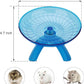Hamster Wheel Flying Saucer Silent Exercise Wheel Running Wheel for Hamsters, Gerbils, Mice and Other Small Pets, Silent Hamster Running Wheel(Blue)