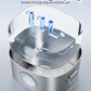 Dog Water Fountain Stainless Steel, 11L/2.8Gal Large Pet Water Fountain for Large Dogs Inside, Dog Fountain Water Bowl Automatic Dispenser with Visible Window & LED, Ultra Quiet for Dogs and Multi-Pet