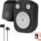 Clip MP3 Player: Bluetooth 5.3, Earphones Included, 15 Hours Battery Mini Music Player, 1000+ Songs Storage, No Phone Needed, Portable Music Players for Sports, Reading, Learning (64GB-Black)