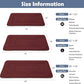 JoicyCo Soft Dog Crate Bed Pad Mat, 42 in Non-Slip Bottom Washable for Large Dogs, Pet Mattress Kennel Pad, Dark Red