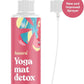 ASUTRA Yoga Mat Cleaner Spray (Soothing Sweet Rose), 4 fl oz - No Slippery Residue, Organic Essential Oils, Deep-Cleansing for Fitness Gear & Gym Equipment, Microfiber Towel Included